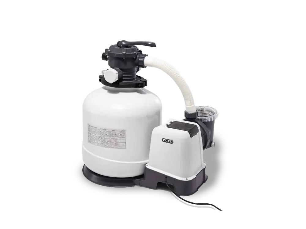 Pompa Filtro a Sabbia con Generatore Salino di Cloro Krystal Clear di Intex